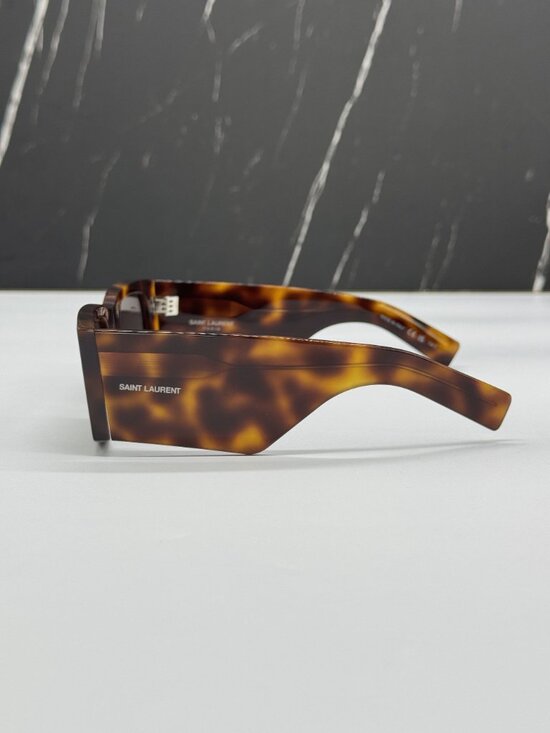 NEW SAINT LAURENT SUNGLASSES SL654 003 OVERSIZED HAVANA WOMEN EYEWEAR SL 654 003 main image 6